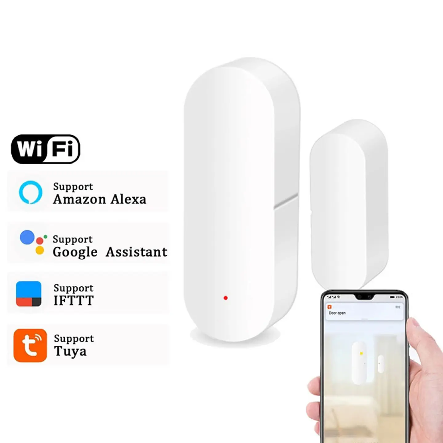 Sensor de puerta WiFi para hogar inteligente 1