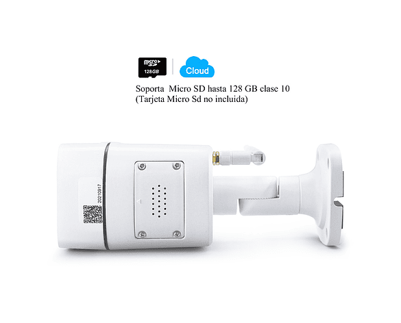 Cámara WIFI inalámbrica Tuyasmart 1080P 3.0MP Tipo bala