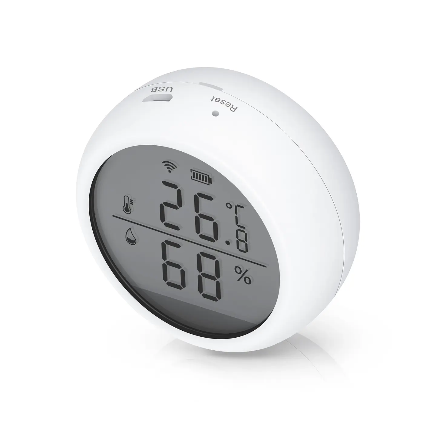 Sensor inteligente temperatura humedad WiFi 8