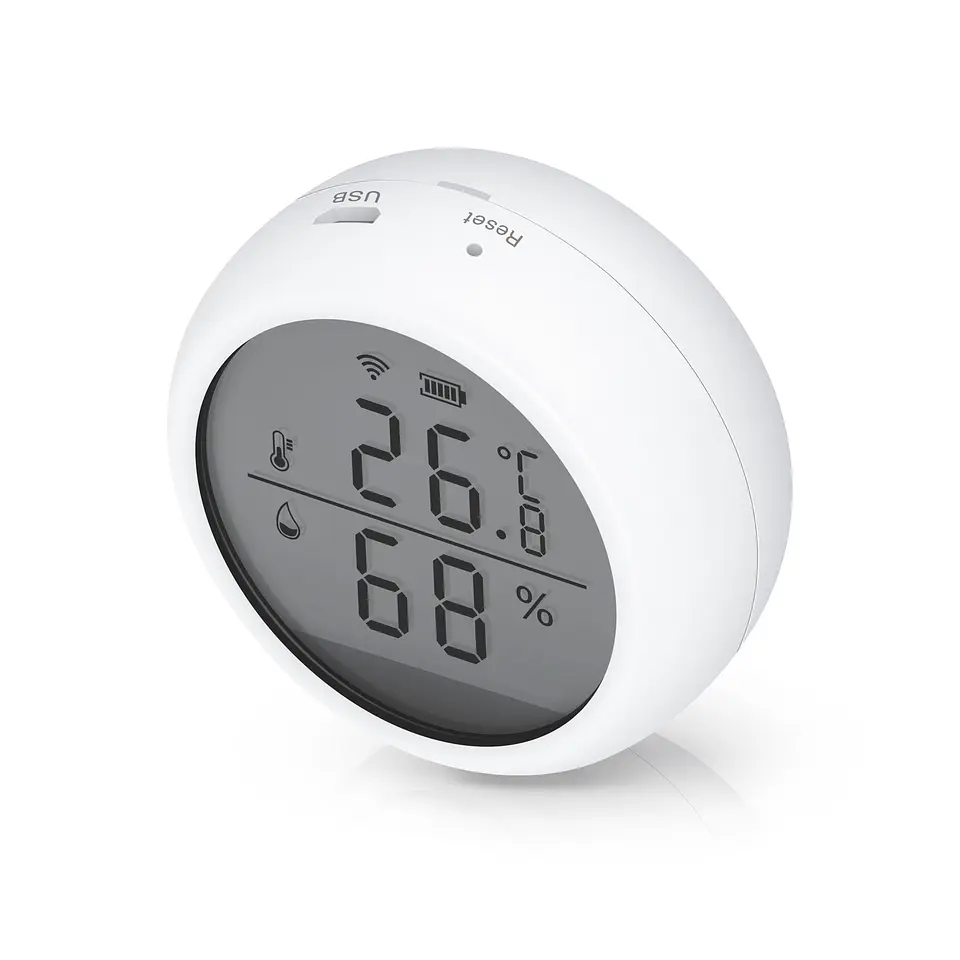 Sensor inteligente temperatura humedad WiFi 8