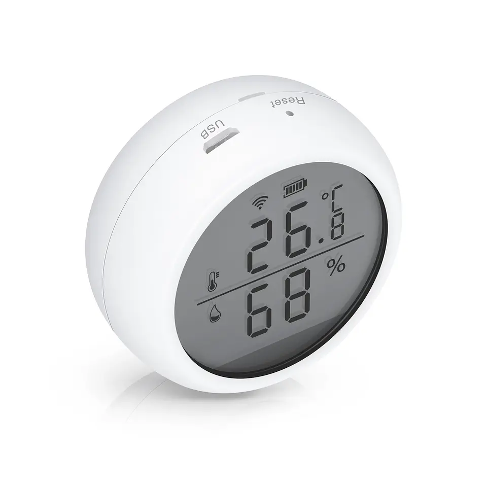 Sensor inteligente temperatura humedad WiFi 9