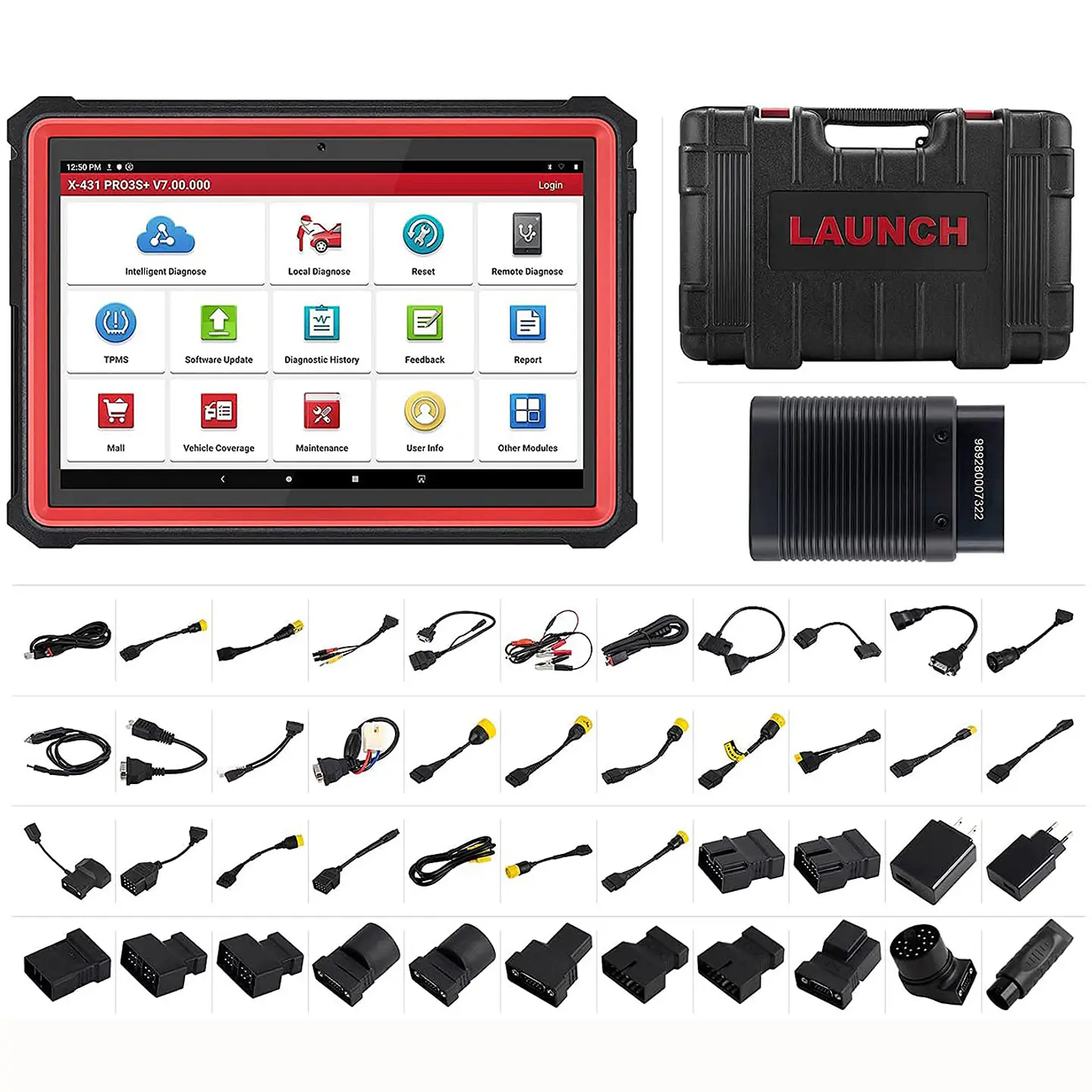 Escáner Automotriz Multimarca Profesional Launch X431 PRO3S PLUS 10 Pulgadas Español 4