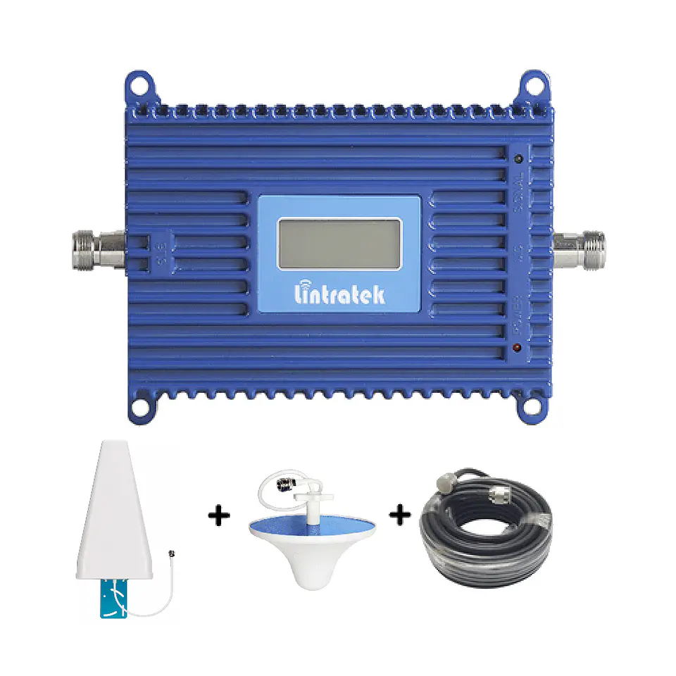 Kit Repetidor de Señal para WOM 3G y 4G 1700/2100MHz AWS (Banda 4) con Antenas y Cable 1