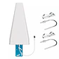 Kit Repetidor de Señal para WOM 3G y 4G 1700/2100MHz AWS (Banda 4) con Antenas y Cable - Miniatura 10