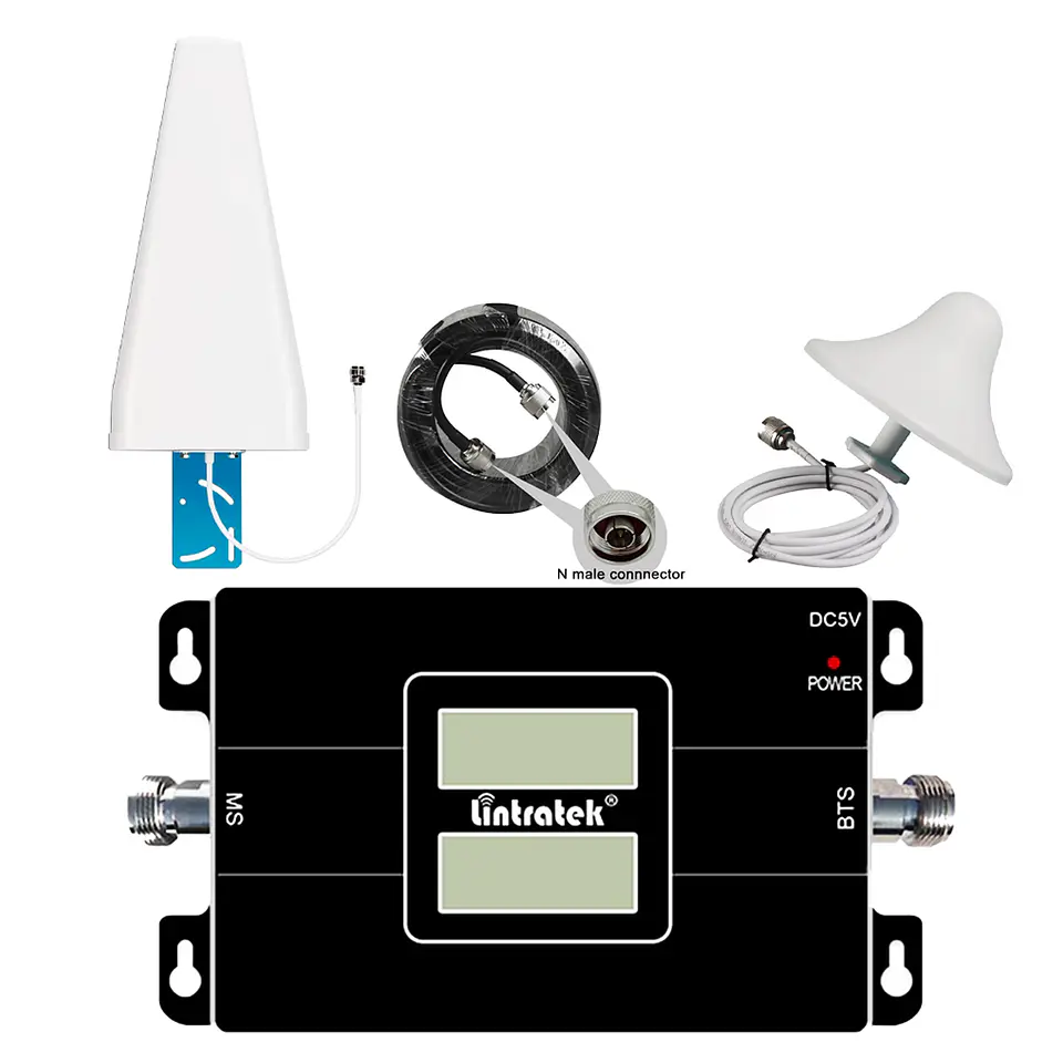 Repetidor de señal GSM 2G Y 3G Con indicador LCD de señal GSM Dual Bandas 850/1900 1