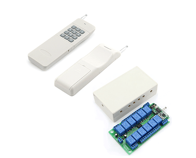 12 Relés Interruptor Inalámbrico de 5 km Control Remoto Domótica