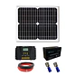 Mini Kit Panel Solar 30 Watts DC12V Controlador Solar Bateria 12Ah - Miniatura 1