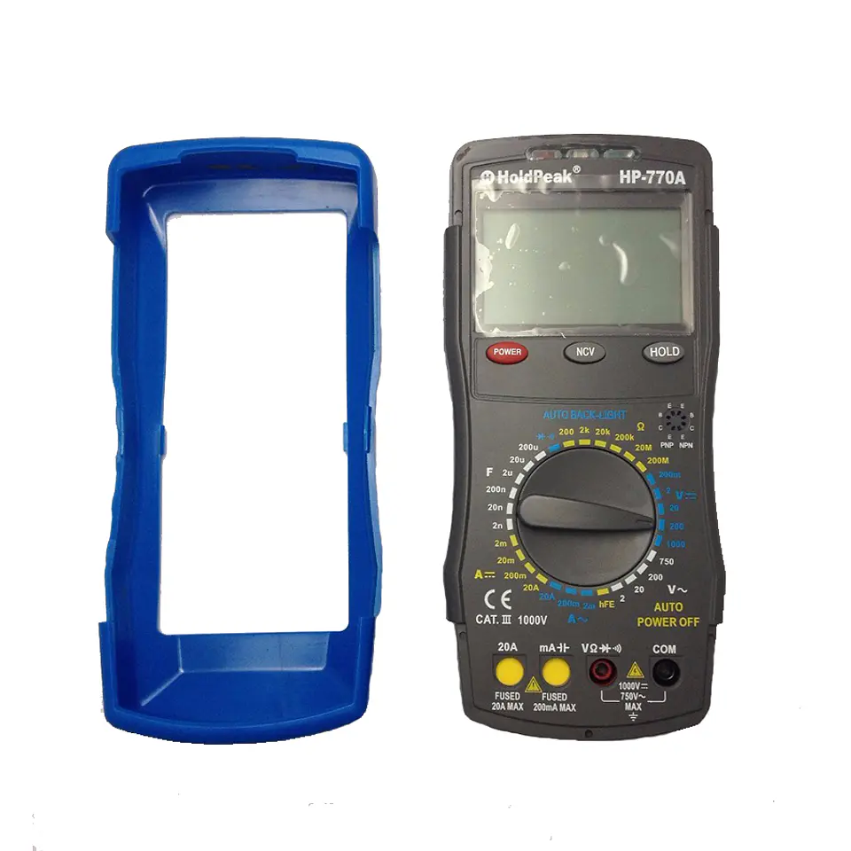 Multitester Tester Eléctrico Multímetro Digital Alto Rendimiento 1000V 3