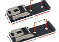Adaptador para Riel DIN 35, para dispositivos RTU y de control automático DIN 35mm