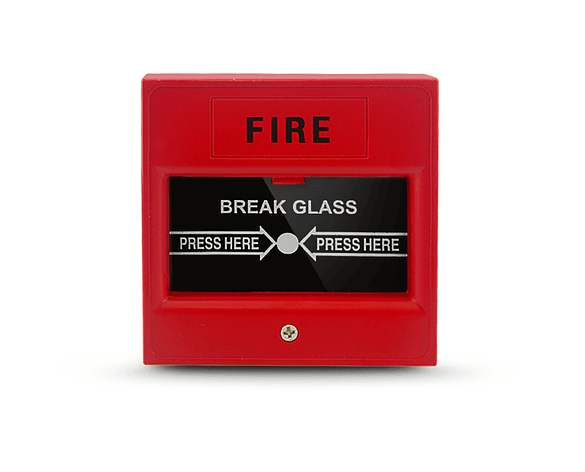 Botón de Alarma de Incendio Plástico Alámbrico