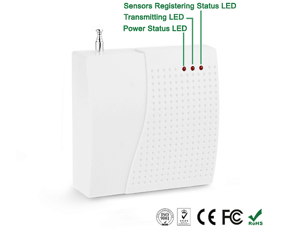 Repetidor de Señal Inalámbrico RF para 100 sensores 433Mhz