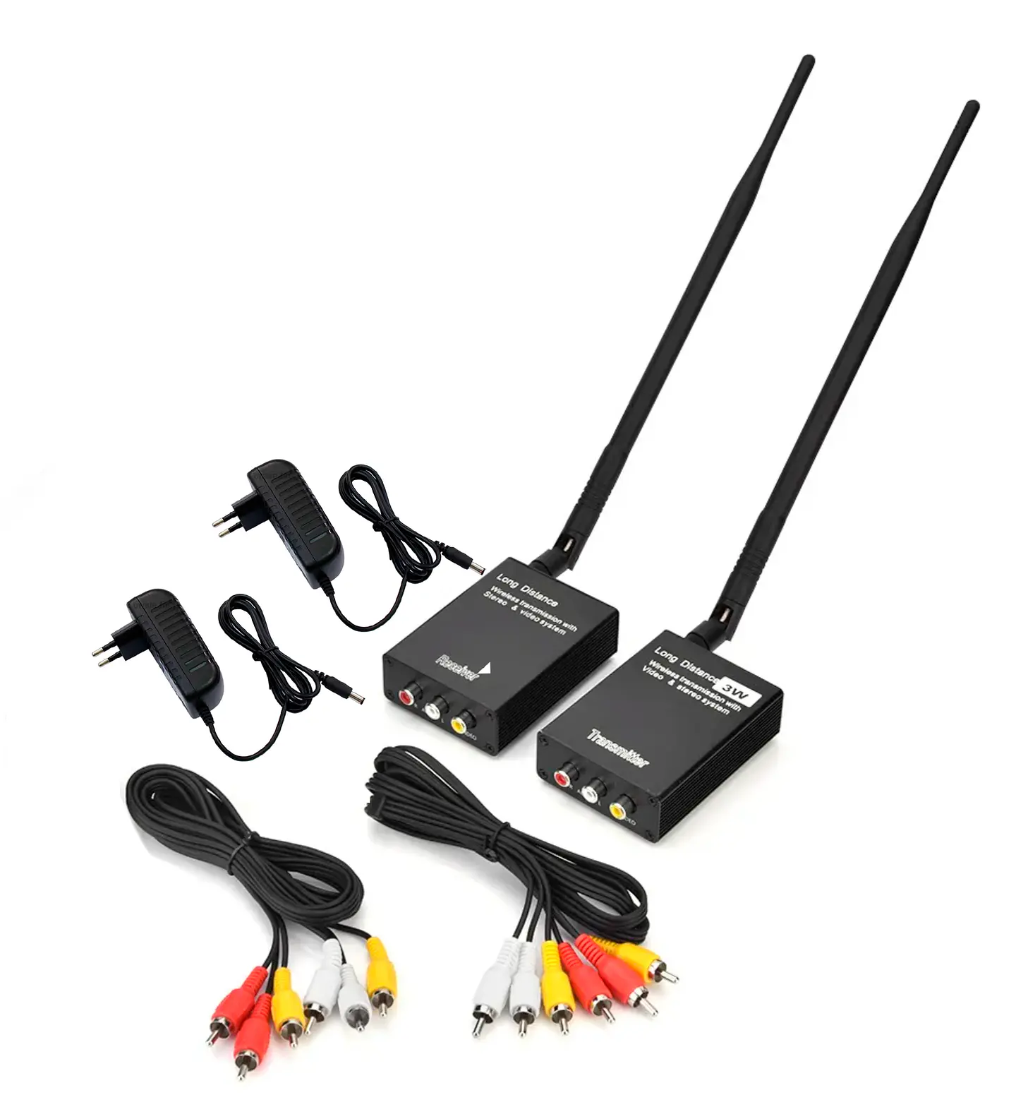 Transmisor y Receptor de Audio y Vídeo Inalámbrico 1000m 1