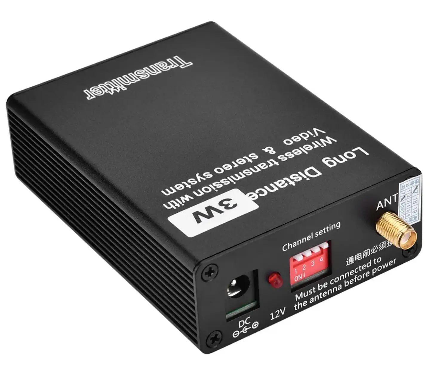 Transmisor y Receptor de Audio y Vídeo Inalámbrico 1000m 5