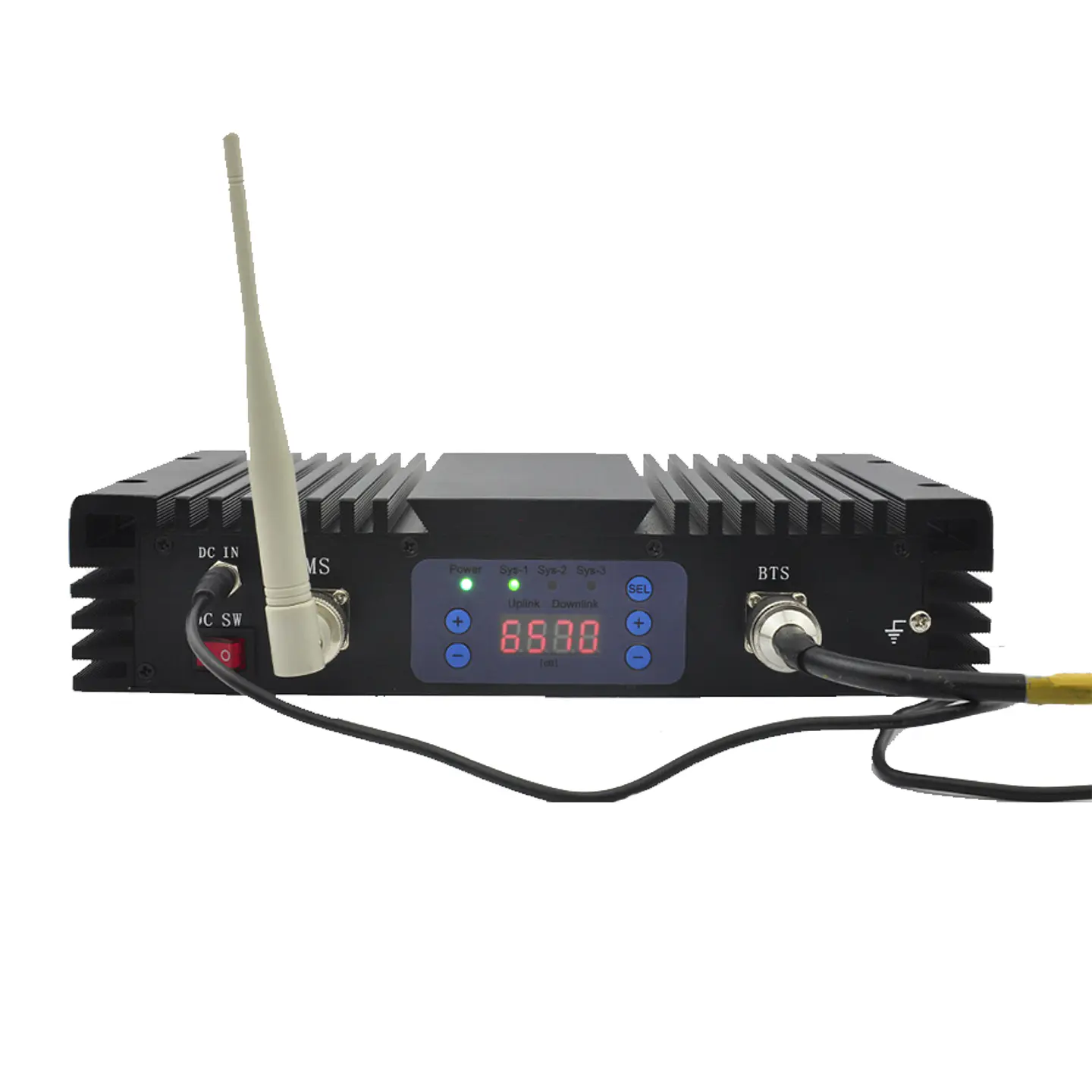 Repetidor de Señal Tres Bandas 2G 3G y 4G 900mhz-1900mhz-2100mhz Alta Potencia 3