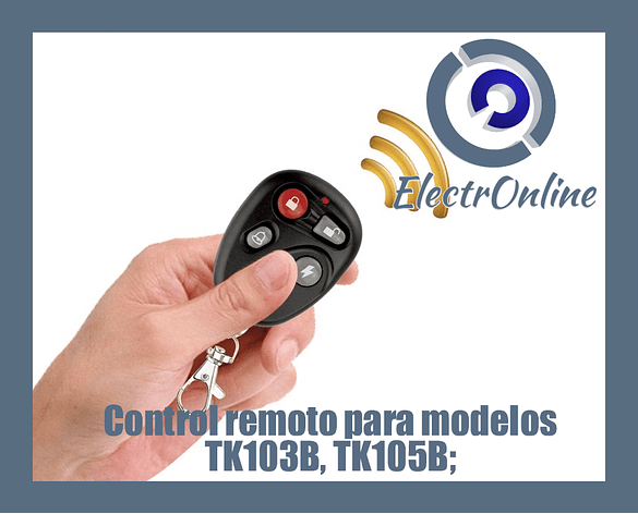 Control remoto para modelo TK103B, TK105B;