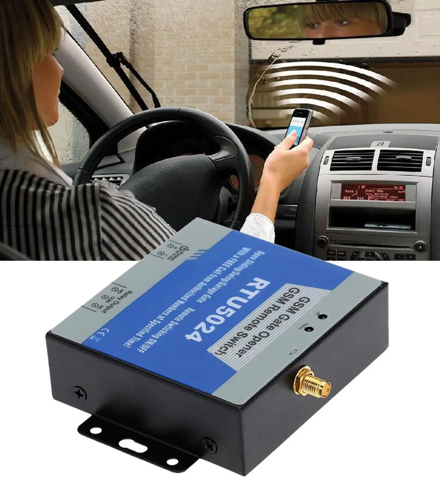 Control Remoto Relé RTU5024 4G/LTE Abridor de Puerta 3