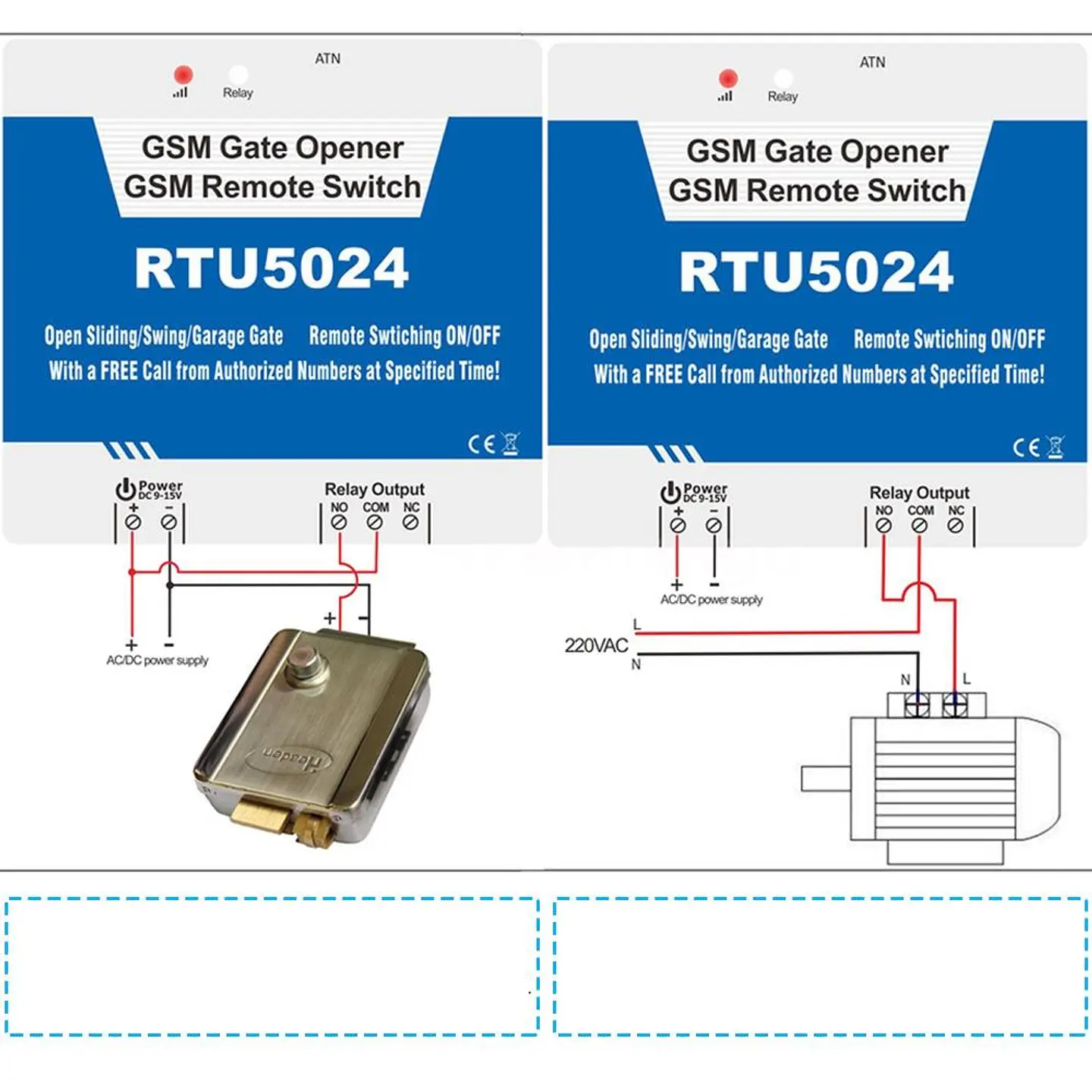 Control Remoto Relé RTU5024 4G/LTE Abridor de Puerta 4