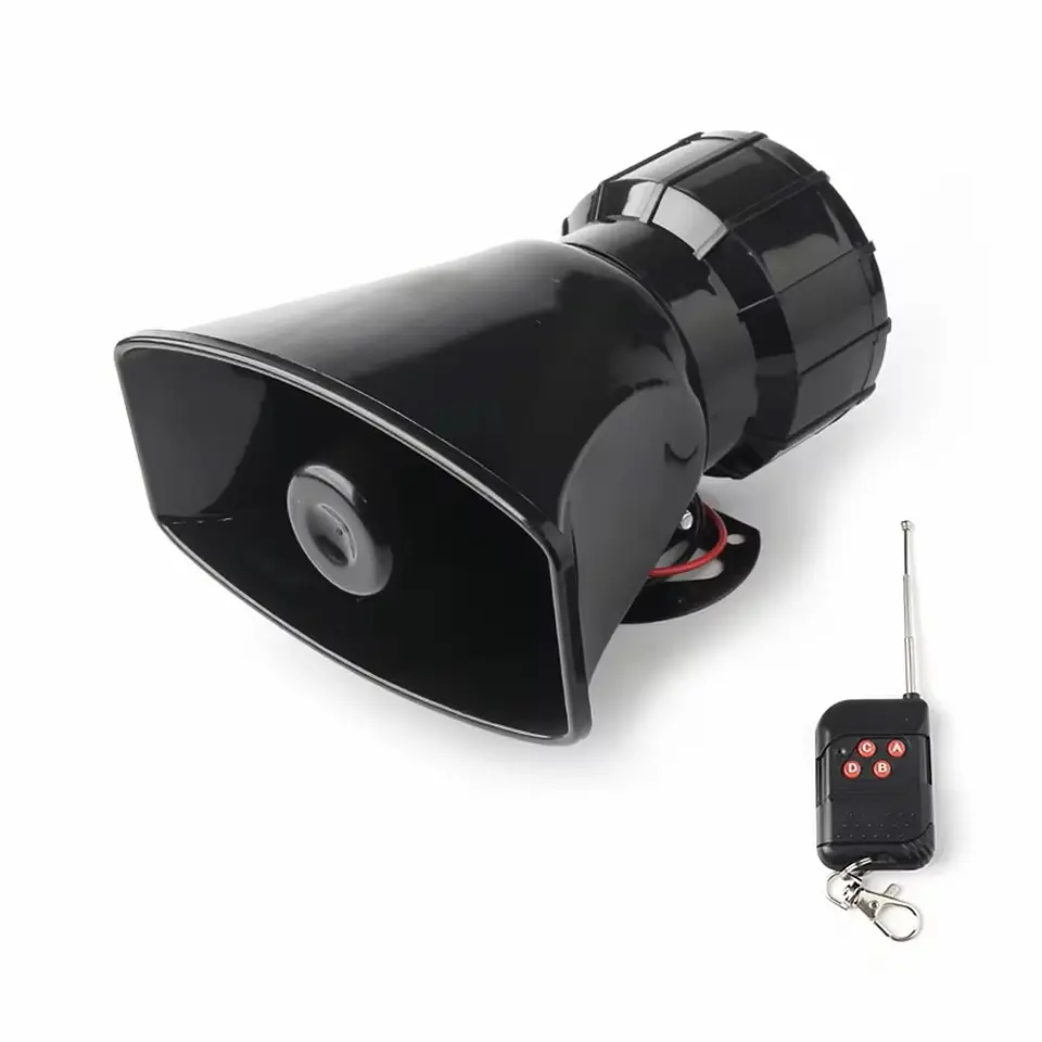Sirena electrónica inalámbrica 130dB 12V para coche 1