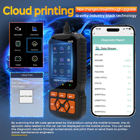 Escanner Automotriz OBD II, EOBD y CAN - Herramienta de diagnóstico automotriz - Lector de códigos de error