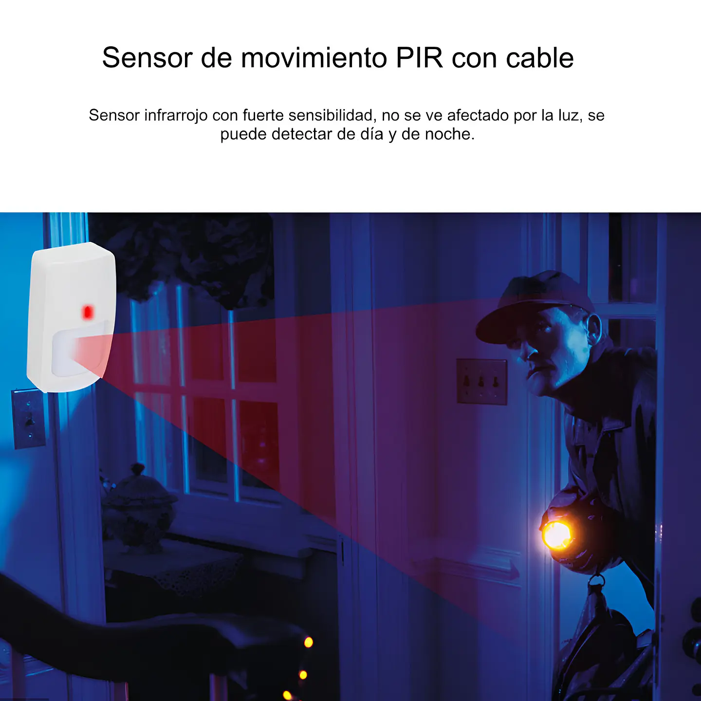 Detector de movimiento infrarrojo doble tecnología 2