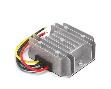 Convertidor de voltaje de 12VDC a 15VDC potente y resistente al agua aluminio hasta 75W