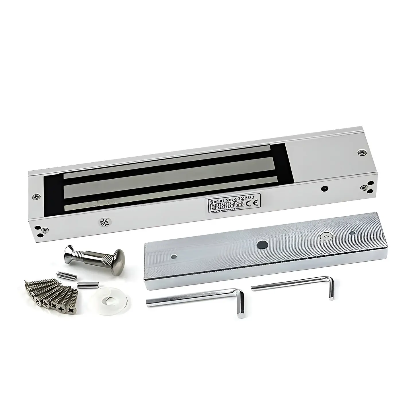 Cerradura magnética eléctrica 180kg 12V para puertas 1