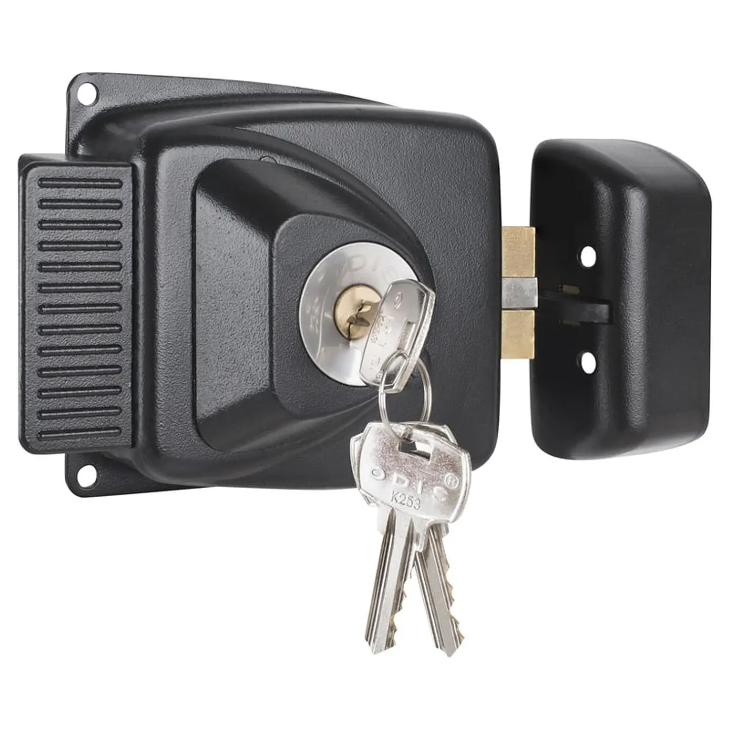 Cerradura de Sobreponer ODIS 783 Eléctrica con Caja Negra - Seguridad para Puertas y Rejas 2
