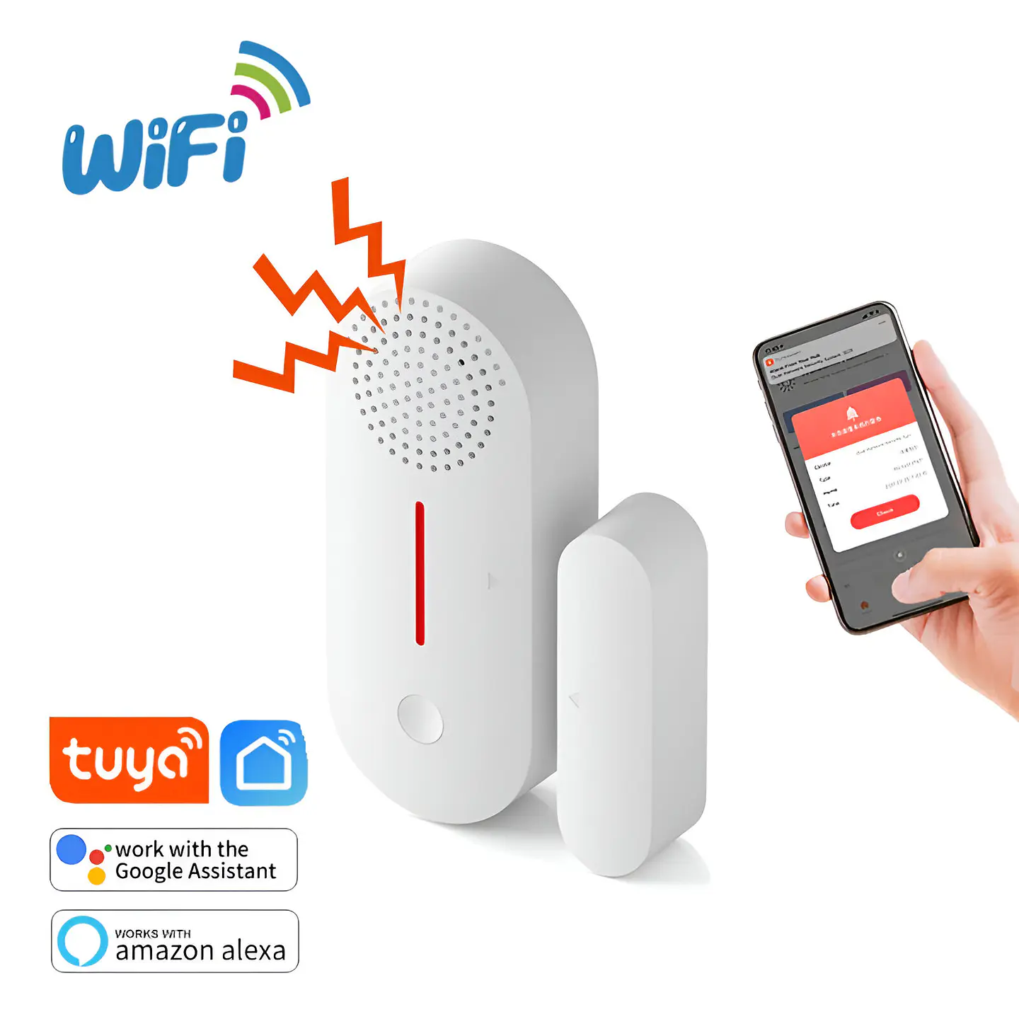 Sensor de Alarma Inteligente WiFi 100DB 1