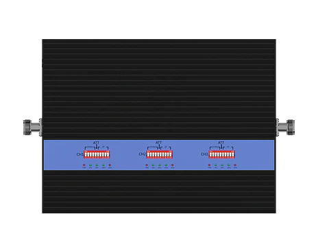 Repetidor de Tribanda Lintratek de Alta Ganancia 80dB 3G B5 (850MHz) / B2 (1900MHz) / B28 (700 MHz)