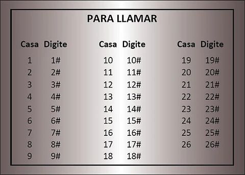 Placa de Alucobond para Citófono K6 – Personalizable y Resistente para Exterior