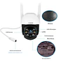 Cámara de Seguridad PTZ 4K WiFi - Vigilancia Inteligente - Miniatura 2