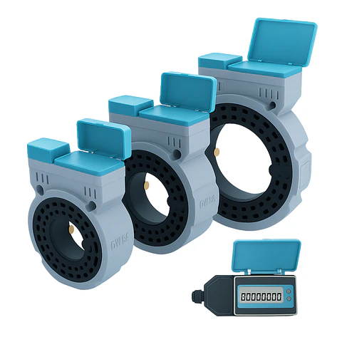 Medidor de Flujo Ultrasónico Digital para Agua DN50-150