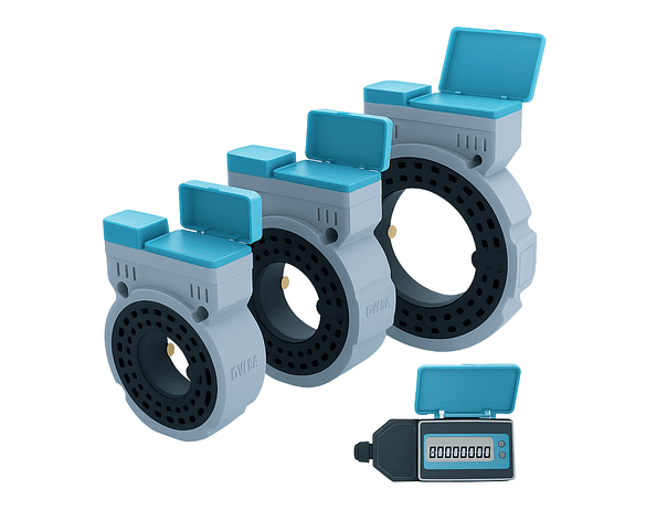 Medidor de Flujo Ultrasónico Digital RS485 para Tubería DN50-150 - Ideal para Riego y Aplicaciones Industriales