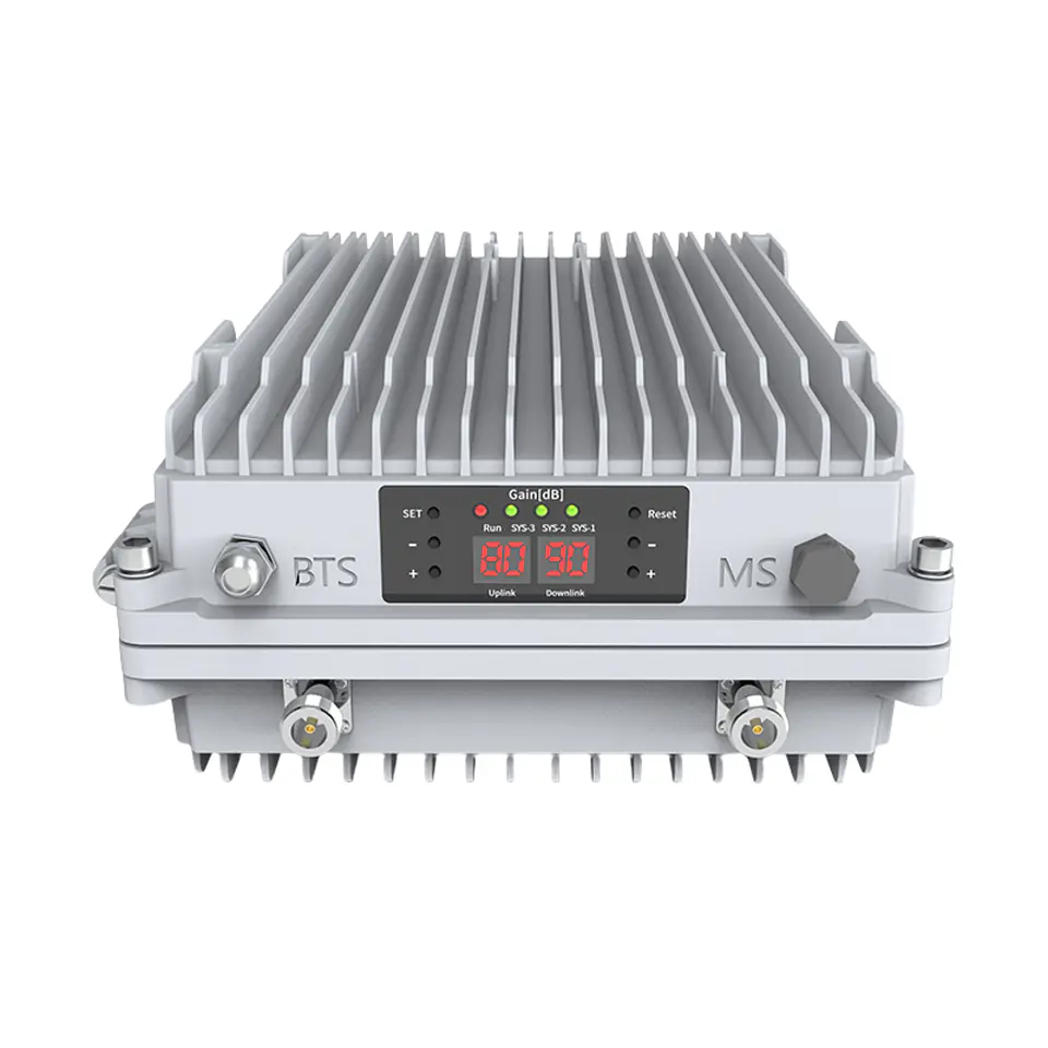 Repetidor de Señal Tres Bandas 2G 3G y 4G 900mhz-1900mhz-2100mhz Alta Potencia 1