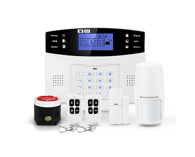 Sistema de Alarma GSM de Casa y Oficina 99 Zonas Inalámbricas 7 Alámbricas CQN