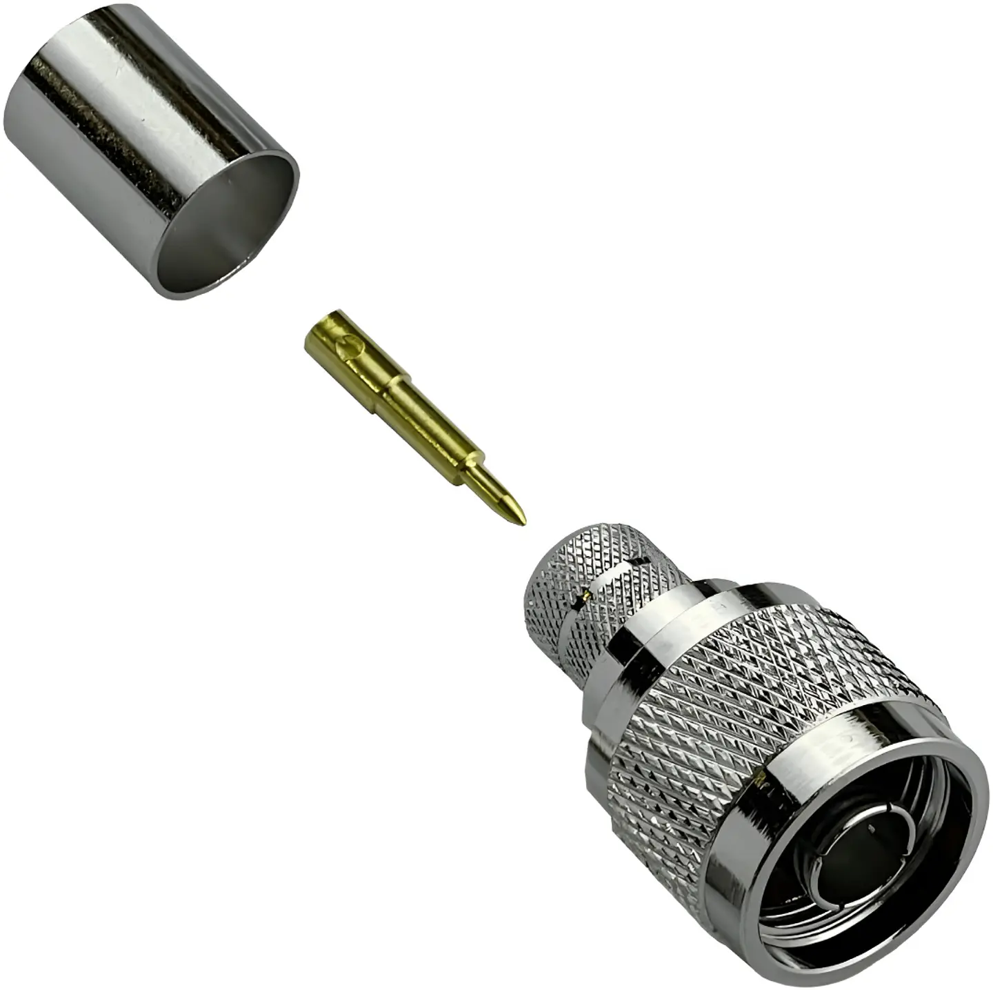 Conector N Macho para LMR-400 (Crimp) 1
