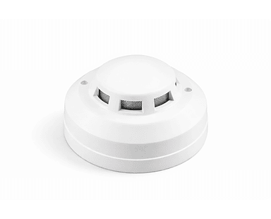 Detector de Humo Fotoeléctrico con Cable para Alarmas – Sensor de Alta Sensibilidad DC 9-24V independiente