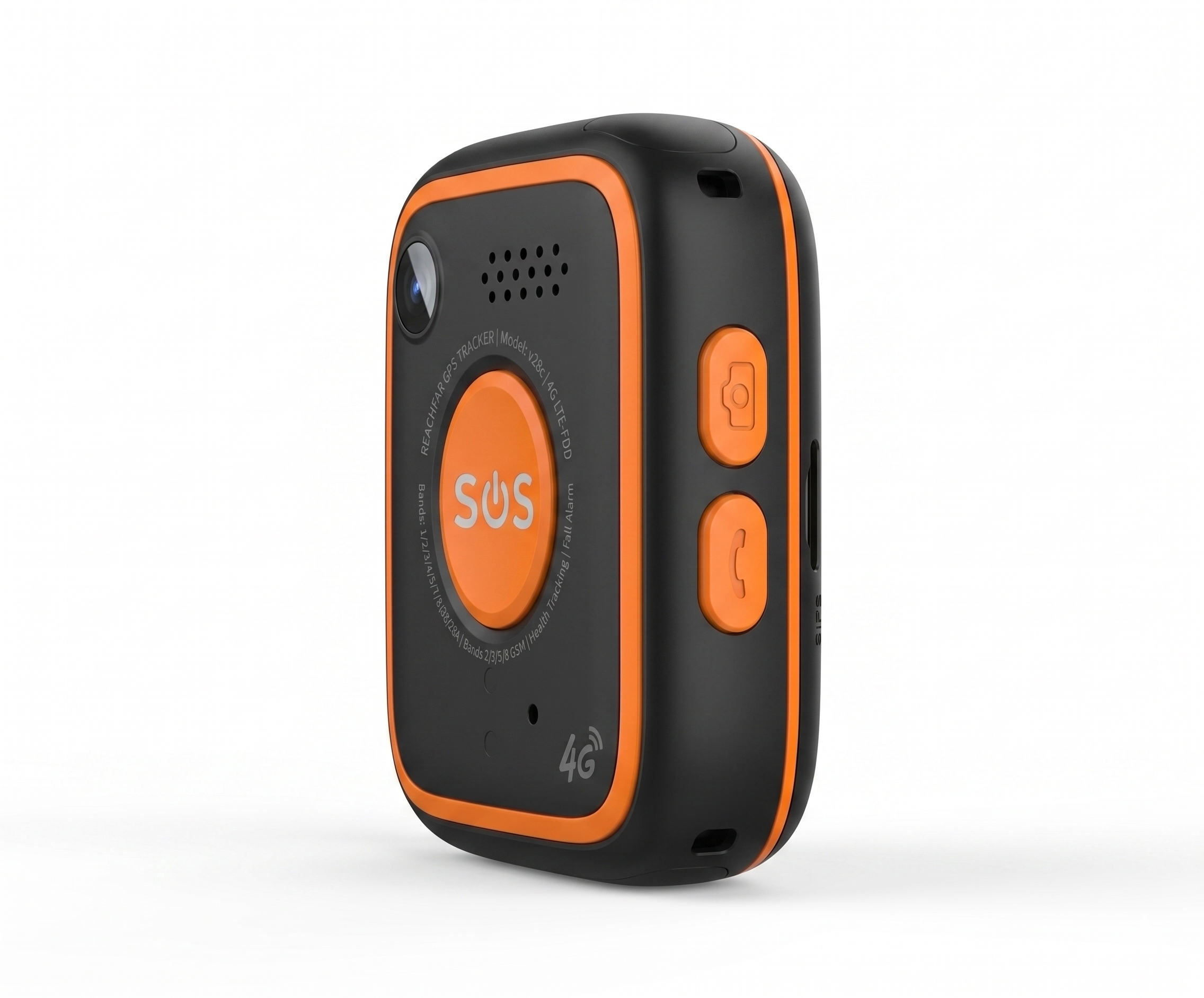 Rastreador GPS 4G con botón de pánico SOS para personas