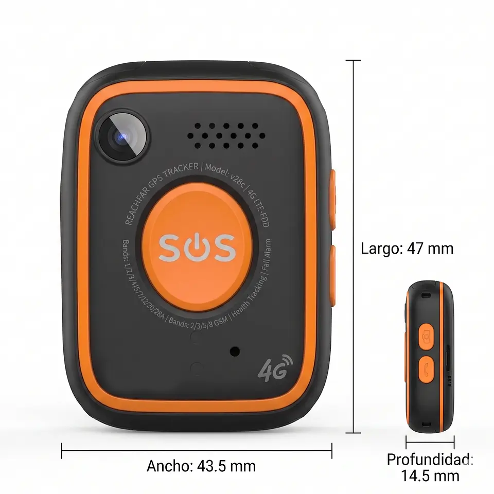 Rastreador GPS para Niños y Adultos Mayores 2