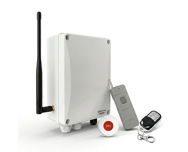 Central Máster Alarma Comunitaria con llamada y botón de pánico 4G LTE Wi-Fi RTU: Control Total y Largo Alcance 7km