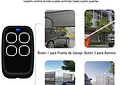 Control Remoto Universal Duplicador 4 botones para Portón Eléctrico y Garaje | Multifrecuencia 286MHz-868MHz