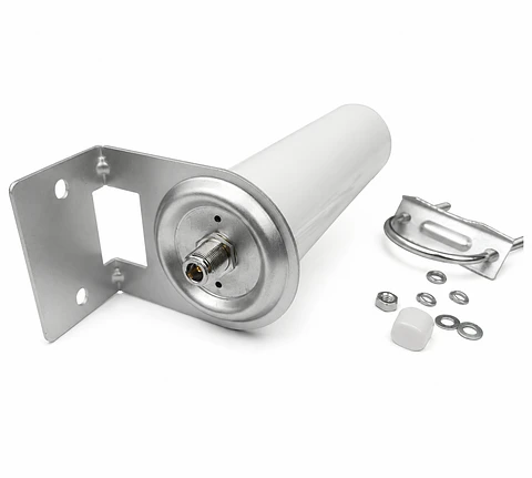 Antena Omnidireccional Exterior 10 dBi 698-2700 MHz | Antena 4G LTE Alta Ganancia con Conector N Hembra