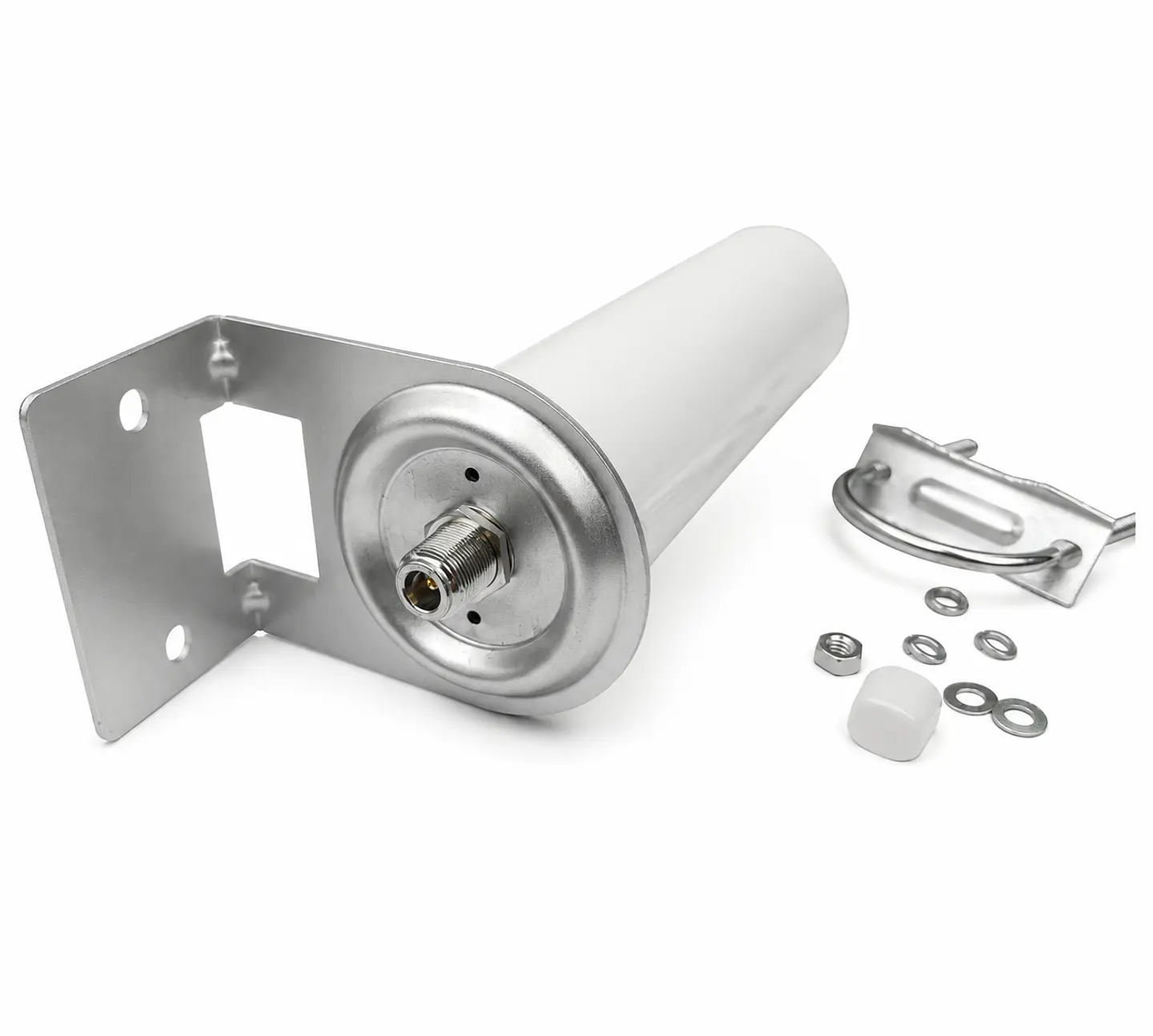 Antena Omnidireccional Exterior 10 dBi 698-2700 MHz | Antena 4G LTE Alta Ganancia con Conector N Hembra 1