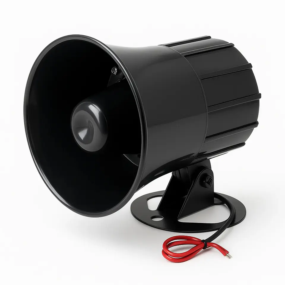 Sirena alarma exterior 12V 15W alta potencia 3