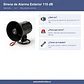 Sirena alarma exterior 12V 15W alta potencia - Miniatura 5