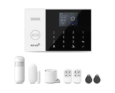 Sistema de Alarma Inalámbrica WiFi GSM 4G con Pantalla Táctil (Tuya)