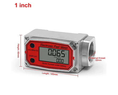 Medidor de flujo de turbina digital para líquidos