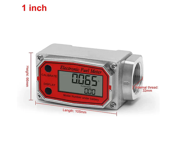Medidor de flujo de turbina digital para líquidos