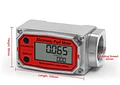 Medidor de flujo de turbina digital para líquidos