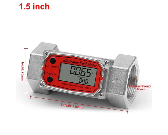 Medidor de flujo de turbina digital para líquidos